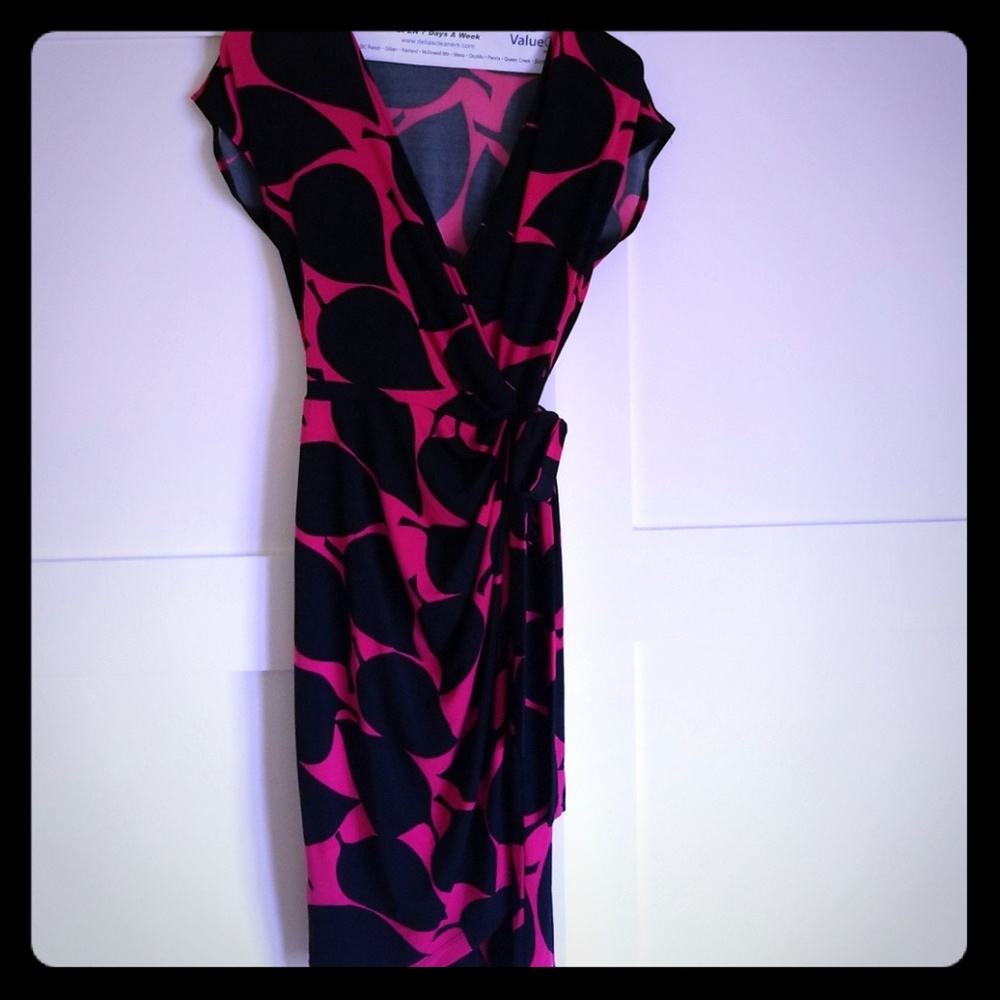 Super flattering wrap dress
